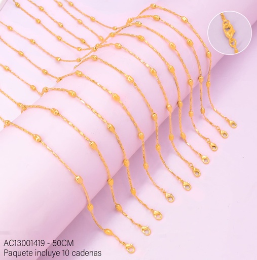 [AC13001419] PAW. 10 CADENAS VALENTINO C/ CILINDROS 50CM A7897-276