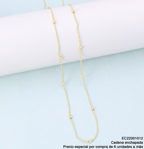 [EC22001012] CADENA PELOTITAS 60CM N1379-277