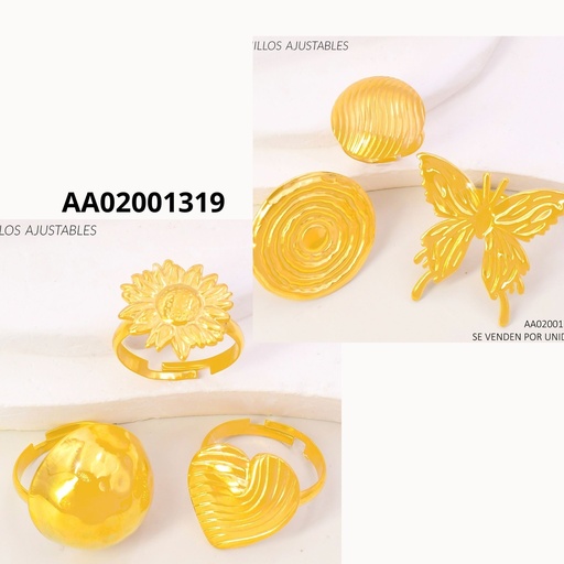 [AA02001319] ANILLO DOR.DISEÑOS GR. SURTIDOS 006K7947-439