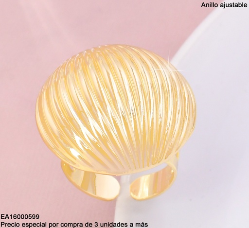 [EA16000599] ANILLO AJUST.GR.RD RAYADO F7883-212