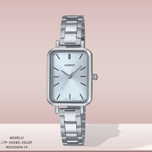 [LTP-V009D-2EUDF] RELOJ CASIO ANALOGO LTP-V009D-2EUDF METAL PLAT.