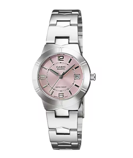 [LTP-1241D-4A3DF] RELOJ CASIO ANALOGO LTP-1241D-4A3DF METAL PLAT.