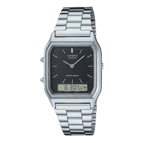 [RC02000499] RELOJ CASIO ANA/DIG AQ-230A-7DMQ METAL PLAT.