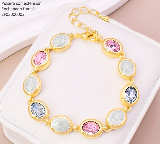 [EF03000003] PULSERA ESLABONES OV COL.VARIOS T114998H-002