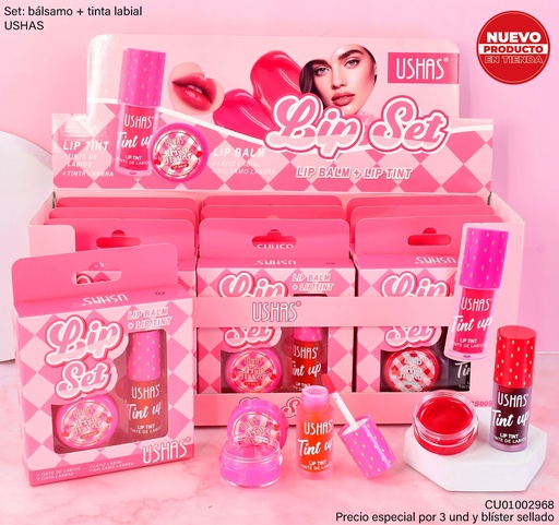 [CU01002968] KIT LIP TINT + LIP BALM UCS009