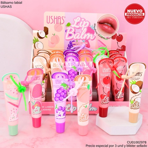 [CU01002978] LIP BALM CON LLAVERO ULS004