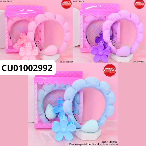 [CU01002992] KIT BLENDER/HAIR CLIP/HEADBAND RUBYFACE SPLISH SPLASH FGXLS