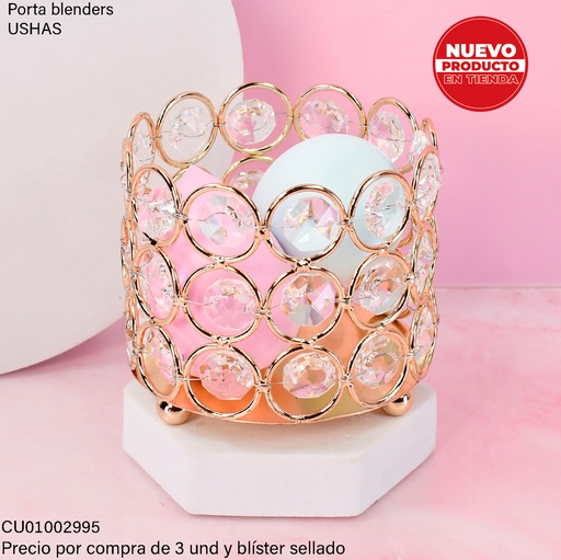[CU01002995] PORTA BROCHA CILINDRICO GOLD ADH-121-1