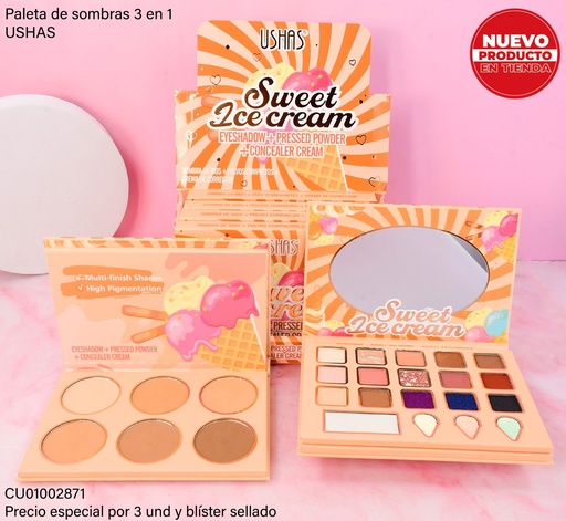 [CU01002871] PALETA DE SOMBRAS "SWEET ICE CREAM" UF048