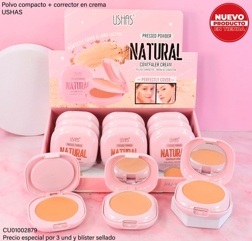 [CU01002879] POLVO COMPACTO + CORRECTOR NATURAL UF093A