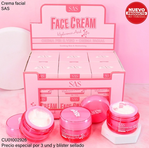 [CU01002926] CREMA FACIAL SAS SAH085