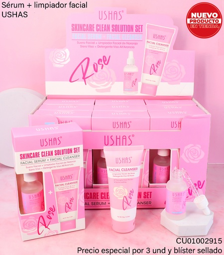 [CU01002915] SET SKINCARE FACIAL SERUM + FACIAL CLEANSER HA403