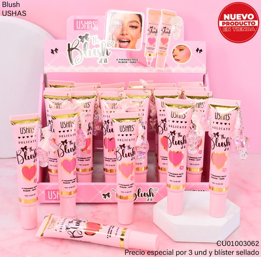 [CU01003062] BLUSH USHAS C/COLGANTE UBL002