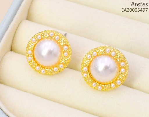 [EA20005497] ARETES DOR RD CENTRO PERLA EE4770-301