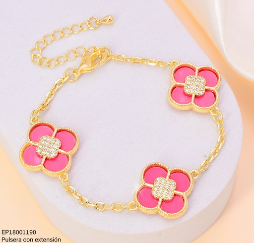 [EP18001190] PULSERA VAN CLEEF (3) FICSIA C/ZIRCONIAS BE630-9