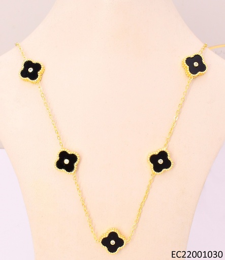 [EC22001030] CADENA DOR VAN CLEEF NEGRA (7) CE325-9