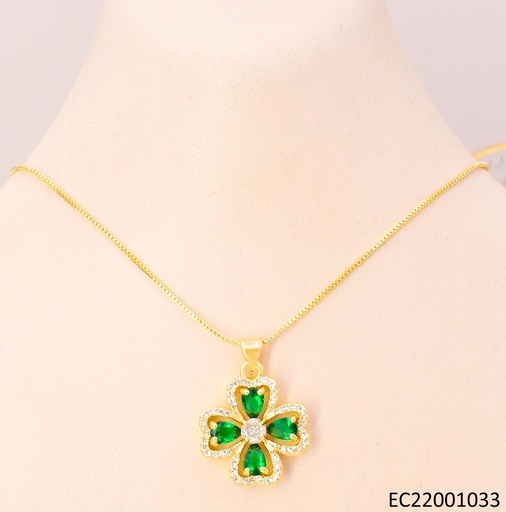 [EC22001033] CADENA DORADA VENECIANA / VAN CLEEF VERDE CE316-9