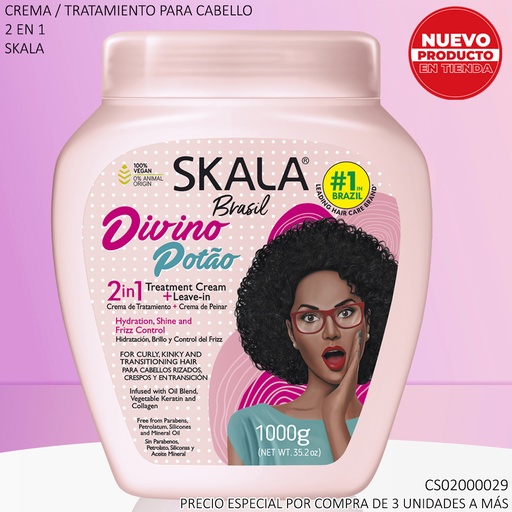 [CS02000029] CREMA SKALA BRASIL DIVINO POTAO 1000G 581