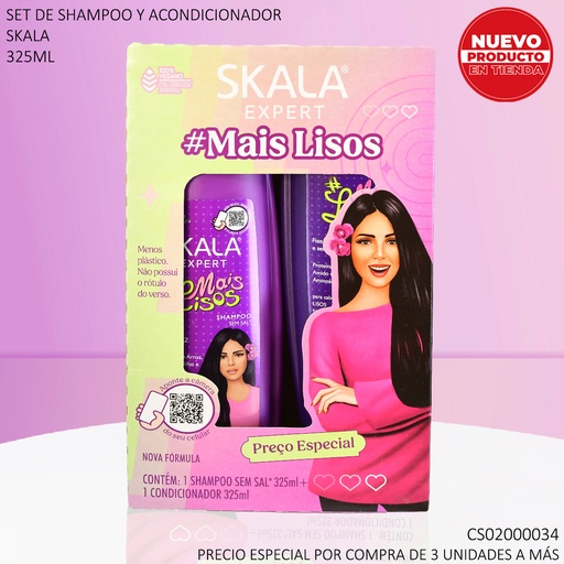[CS02000034] SET SKALA EXPERT MAIS LISOS 325ML
