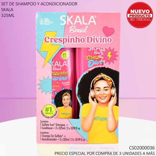 [CS02000036] SET SKALA BRASIL CRESPINHO DIVINO 325ML
