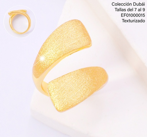 [EF01000015] ANILLO 2 RECTANG.CORRUGADOS OPUESTOS FD25460