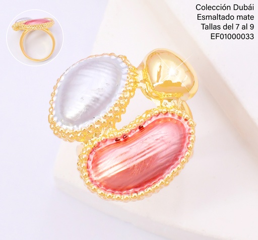 [EF01000033] ANILLO OV.PLAT/OV.ROSA/RD DOR FD25605