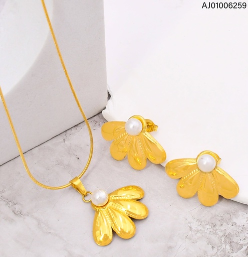 [AJ01006259] SET FLOR 4 PETALOS/PERLA SA1397-143 (IN11)