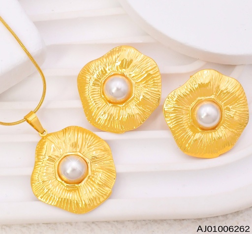 [AJ01006262] SET DOR FLOR RAYADA /PERLA SA1400-143 (IN11)