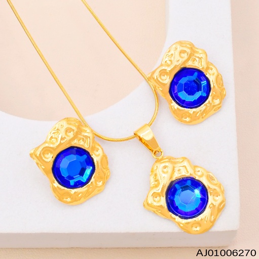[AJ01006270] SET DOR RECT. IRREG/ZIRC. AZUL SA1408-270 (IN11)