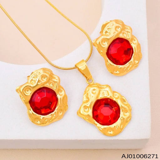 [AJ01006271] SET DOR RECT. IRREG/ZIRC. ROJA SA1409-270 (IN11)