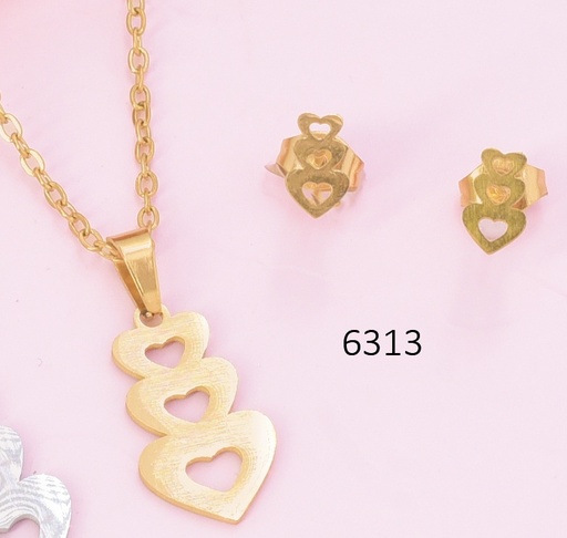 [AJ01006313] SET DOR 3 CORAZON VERT. SA1450-216 (IN11) EC. 