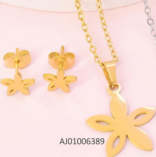 [AJ01006389] JUEGO FLOR PETALOS CALADOS SA1526-216 (IN11)