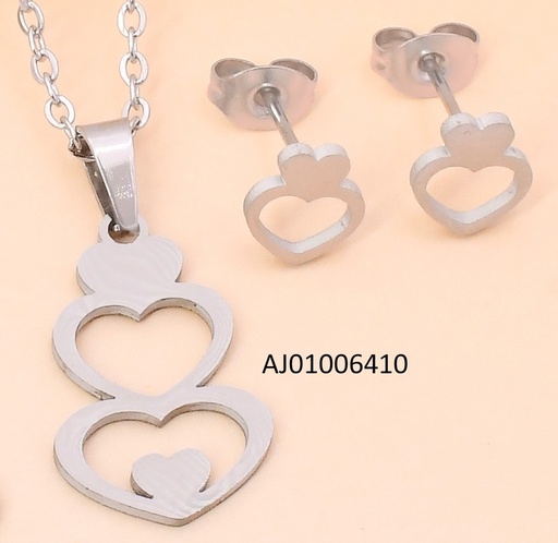 [AJ01006410] SET PLAT.2 CROQUIS CORAZONES VERTICAL SA1547-216 (IN11)
