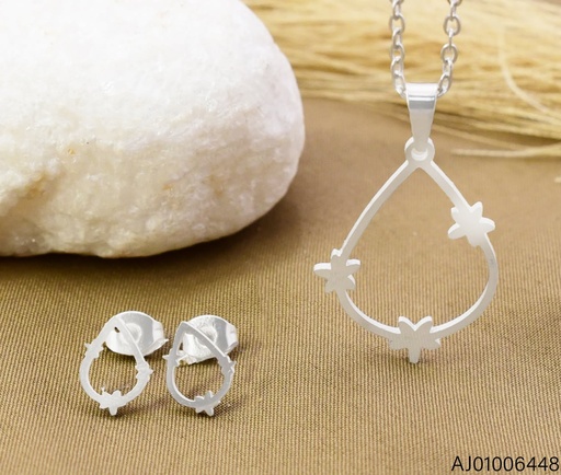 [AJ01006448] SET PLAT. CROQUI GOTA/FLOR SA1585-216 (IN11)