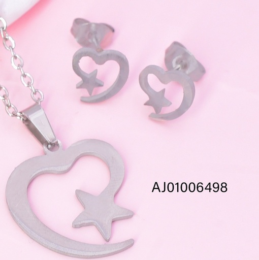 [AJ01006498] SET PLAT.CROQUI CORAZON C/ESTRELLA SA1635-216 (IN11)