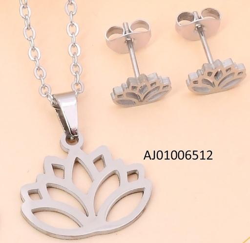[AJ01006512] SET PLAT.CROQUI FLOR DE LOTO SA1649-216 (IN11)
