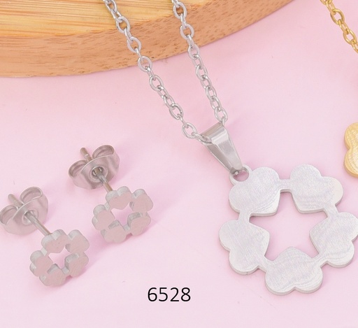 [AJ01006528] SET PLAT.CIRCULO PLACA DE CORAZONES SA1665-216 (IN11) EC.