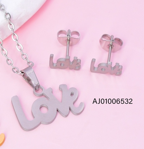 [AJ01006532] SET PLATD. LOVE SA1669-216 (IN11)