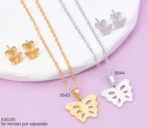 [AJ01006544] SET PLAT. CROQUI MARIPOSA SA1681-216 (IN11)