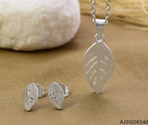 [AJ01006546] SET PLAT. HOJA CALADA  SA1683-216 (IN11)