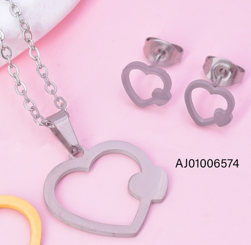 [AJ01006574] SET PLAT.CROQUI CORAZON C/PLACA CORAZON SA1711-216 (IN11)