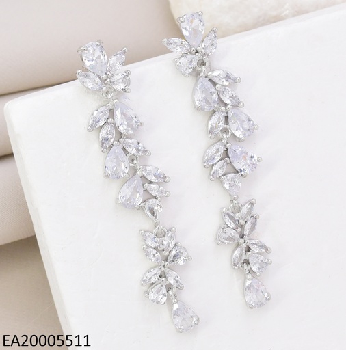 [EA20005511] ARETES PLAT HOJAS  ZIRC. EE4791-6 (IN11)