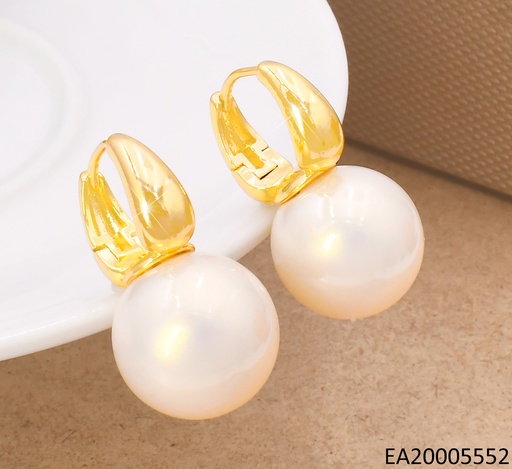 [EA20005552] ARETES HUGGIES DORADO/PERLA EE5131-420  (IN11)