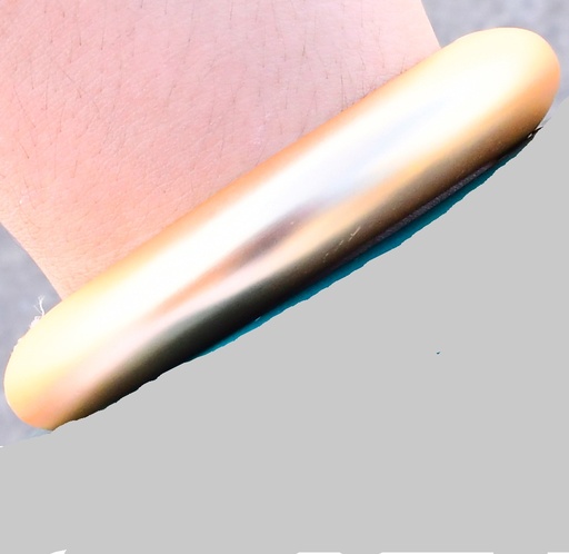 [EB17000131] BRAZALETE DORADO LISO RD. BE808-301  (IN11)
