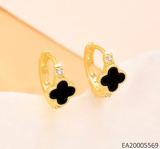 [EA20005569] ARETES HUGGIES VAN CLEEF ZIRC/NEGRO/ZIRC.EE4087-9
