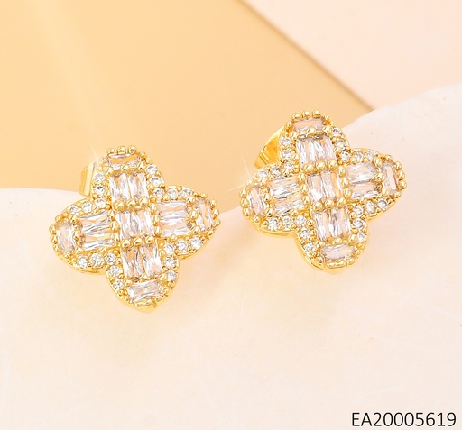 [EA20005619] ARETES VAN CLEEF ZIRC.RECTANGULARES EE4140-9