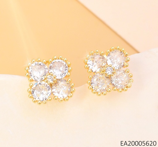 [EA20005620] ARETES VAN CLEEF ZIRC. BORDES PUNTEADOS EE4136-9