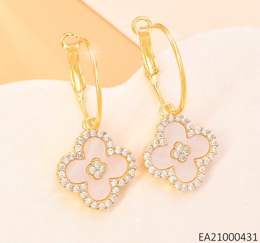 [EA21000431] ARGOLLAS C/VAN CLEEF NACAR/DOR COLGANTE EE4086-9