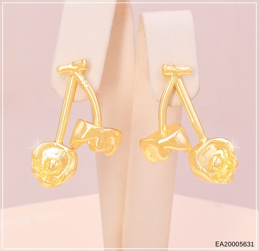 [EA20005631] ARETES DOR DOBLE TULIPAN EE4270-301