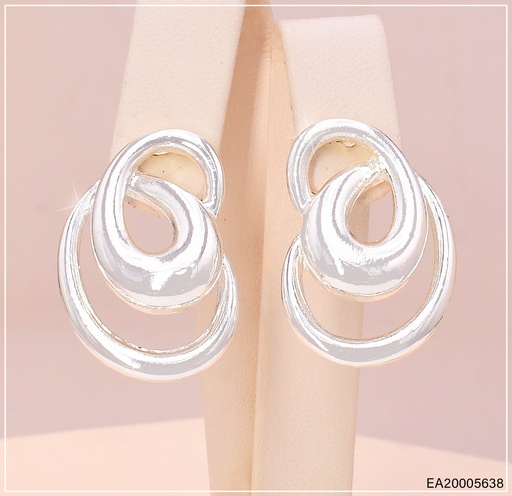 [EA20005638] ARETES PLAT OVALOS ENTRELAZADOS EE4257-301